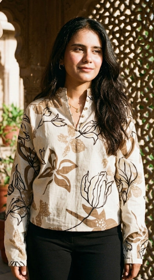 Boho Chic Fusion top